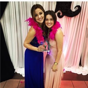 Formal floor length Multi wrap dress only worn once size s